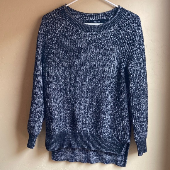 Sweaters - Ellen Tracy women’s small black with white sweater